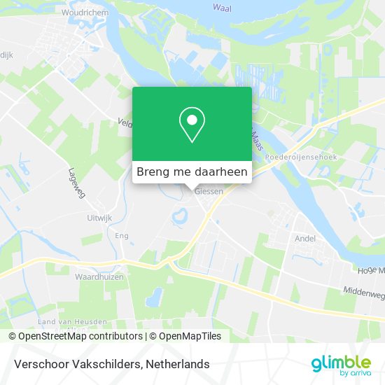 Verschoor Vakschilders kaart