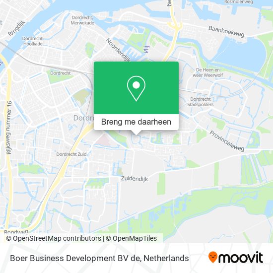 Boer Business Development BV de kaart