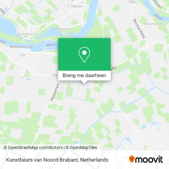 Kunstbeurs van Noord-Brabant kaart