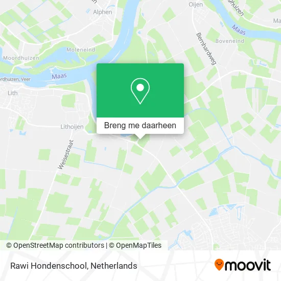 Rawi Hondenschool kaart