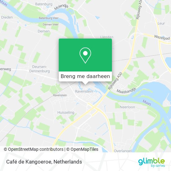 Café de Kangoeroe kaart