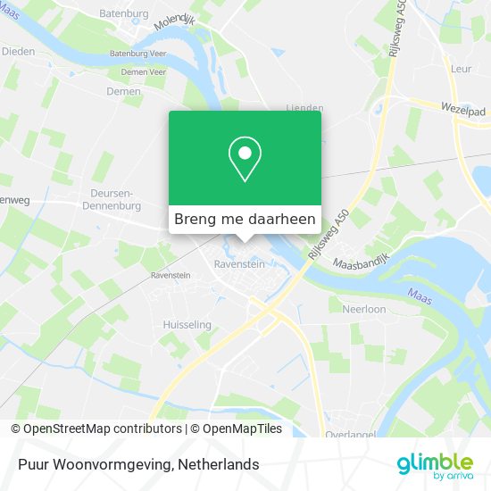 Puur Woonvormgeving kaart