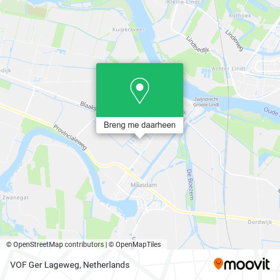 VOF Ger Lageweg kaart