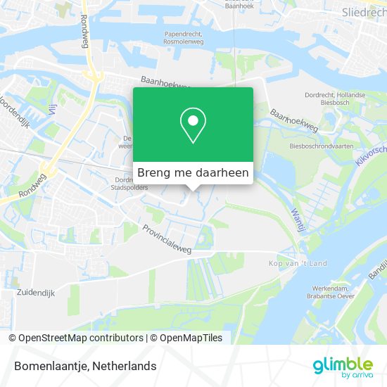 Bomenlaantje kaart