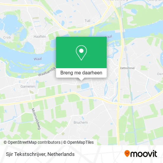 Sjir Tekstschrijver kaart