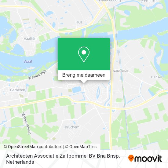 Architecten Associatie Zaltbommel BV Bna Bnsp kaart
