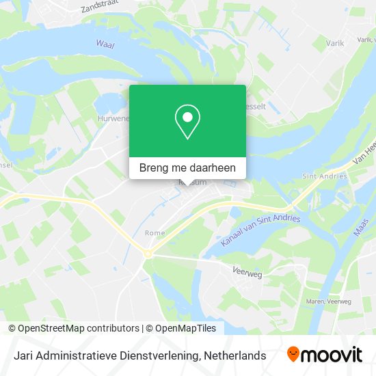 Jari Administratieve Dienstverlening kaart