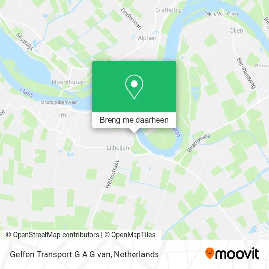 Geffen Transport G A G van kaart