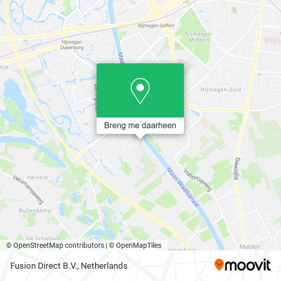 Fusion Direct B.V. kaart