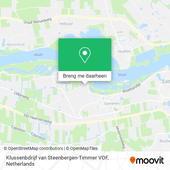 Klussenbdrijf van Steenbergen-Timmer VOF kaart