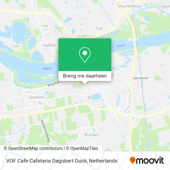 VOF Cafe Cafetaria Dagobert Duck kaart