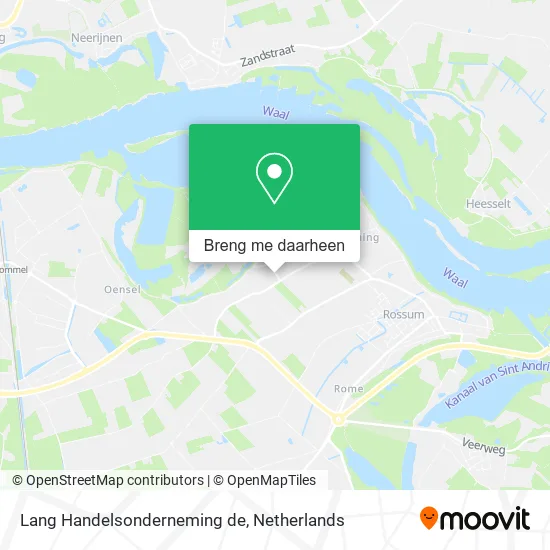 Lang Handelsonderneming de kaart