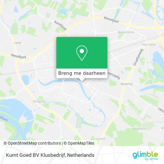 Kumt Goed BV Klusbedrijf kaart