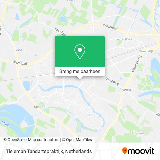 Tieleman Tandartspraktijk kaart