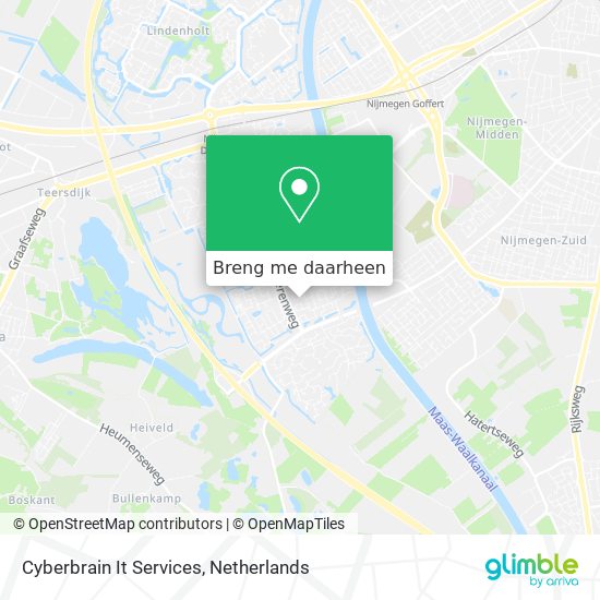 Cyberbrain It Services kaart