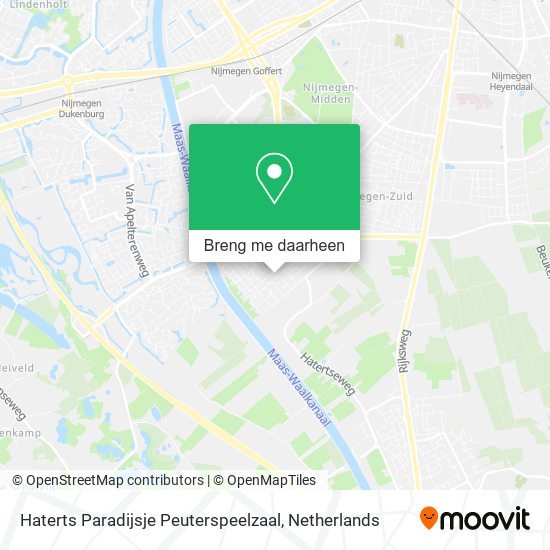 Haterts Paradijsje Peuterspeelzaal kaart