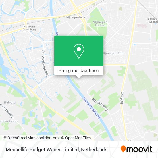 Meubellife Budget Wonen Limited kaart