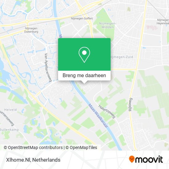 Xlhome.Nl kaart