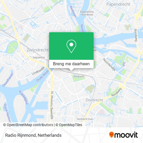 Radio Rijnmond kaart