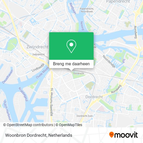 Woonbron Dordrecht kaart