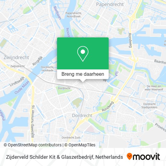 Zijderveld Schilder Kit & Glaszetbedrijf kaart