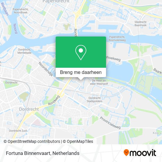 Fortuna Binnenvaart kaart