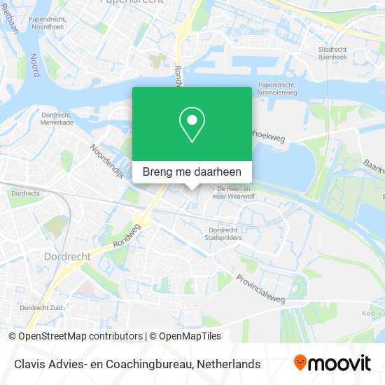 Clavis Advies- en Coachingbureau kaart