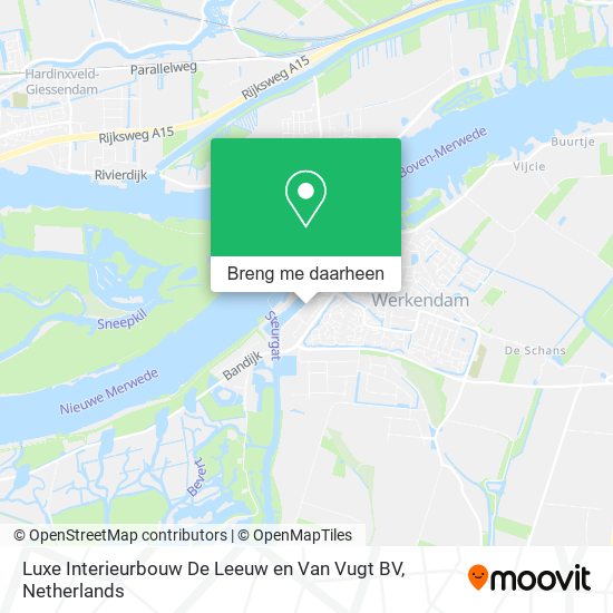 Luxe Interieurbouw De Leeuw en Van Vugt BV kaart