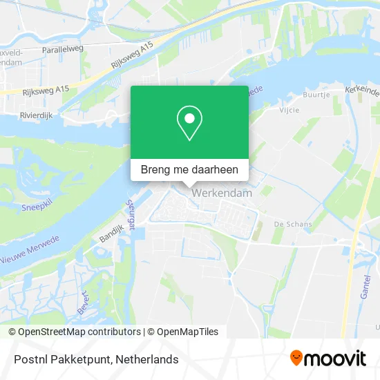 Postnl Pakketpunt kaart