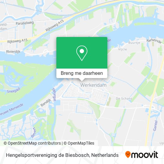 Hengelsportvereniging de Biesbosch kaart