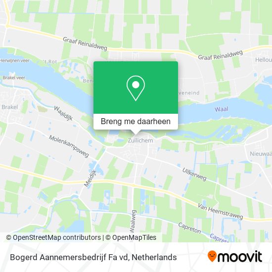Bogerd Aannemersbedrijf Fa vd kaart