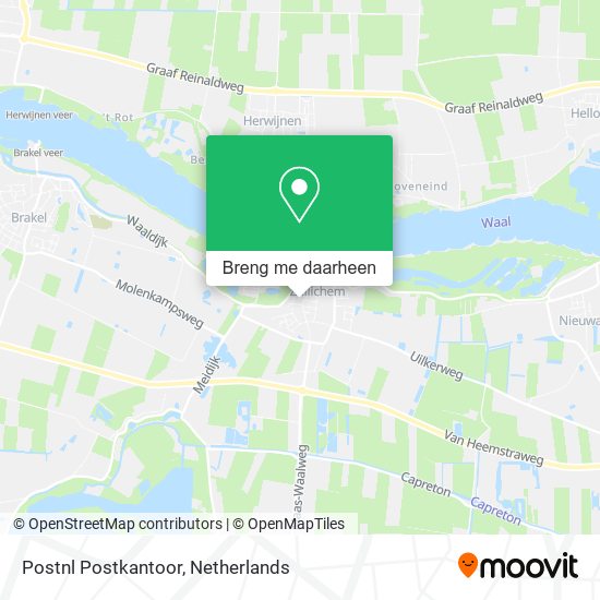 Postnl Postkantoor kaart