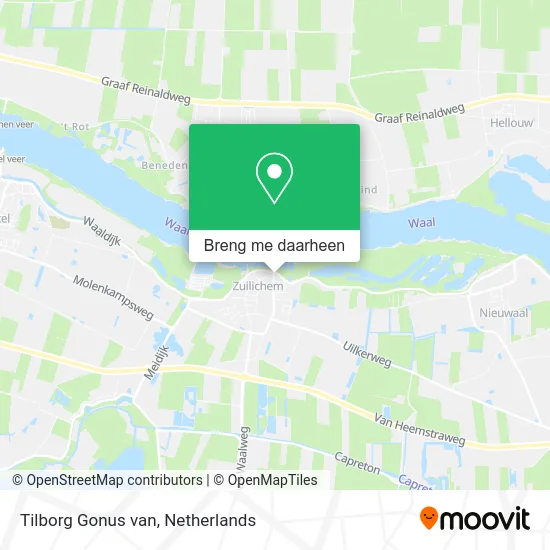 Tilborg Gonus van kaart