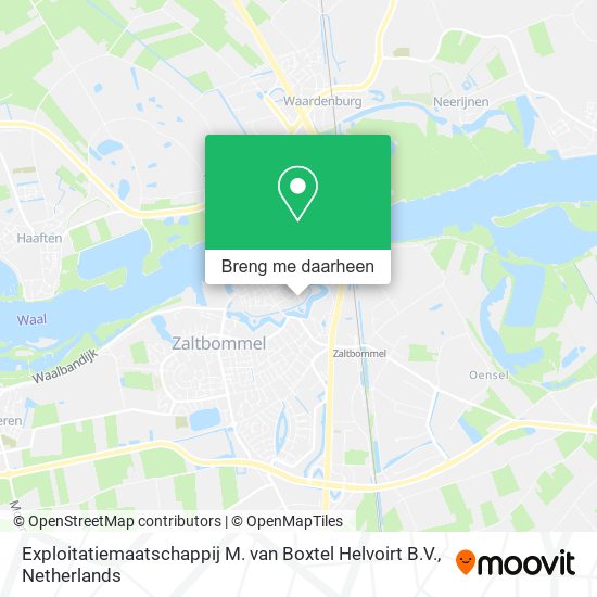 Exploitatiemaatschappij M. van Boxtel Helvoirt B.V. kaart