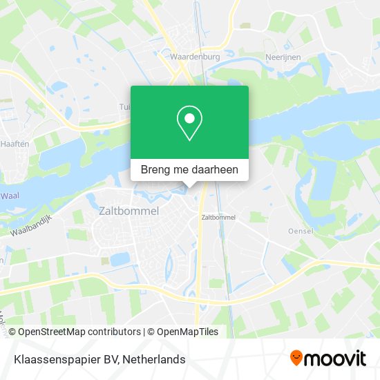 Klaassenspapier BV kaart