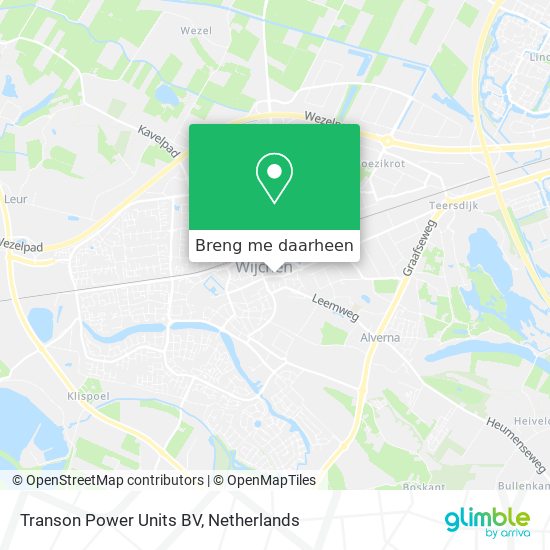 Transon Power Units BV kaart