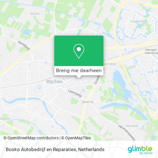 Bosko Autobedrijf en Reparaties kaart