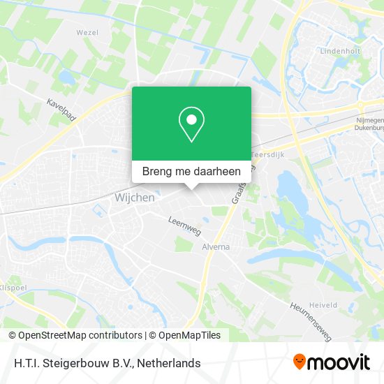 H.T.I. Steigerbouw B.V. kaart