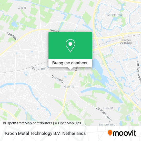 Kroon Metal Technology B.V. kaart