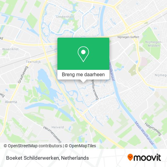 Boeket Schilderwerken kaart