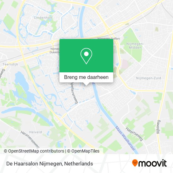 De Haarsalon Nijmegen kaart