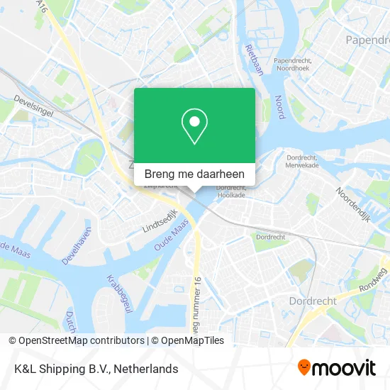 K&L Shipping B.V. kaart