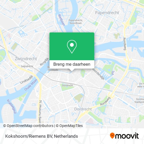 Kokshoorn/Riemens BV kaart