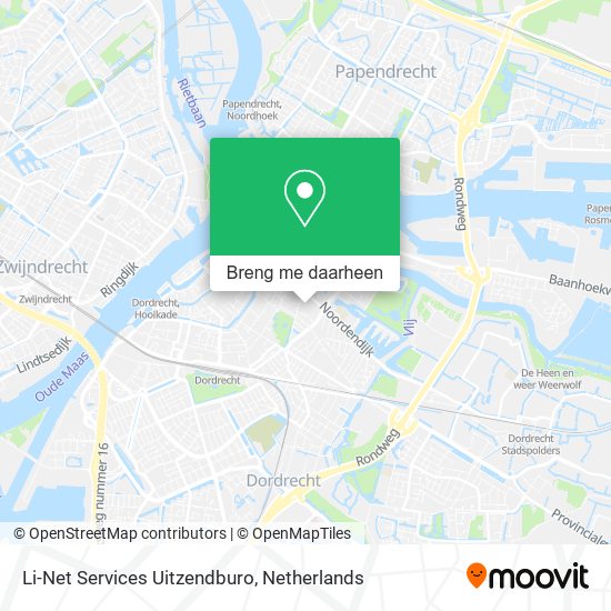 Li-Net Services Uitzendburo kaart