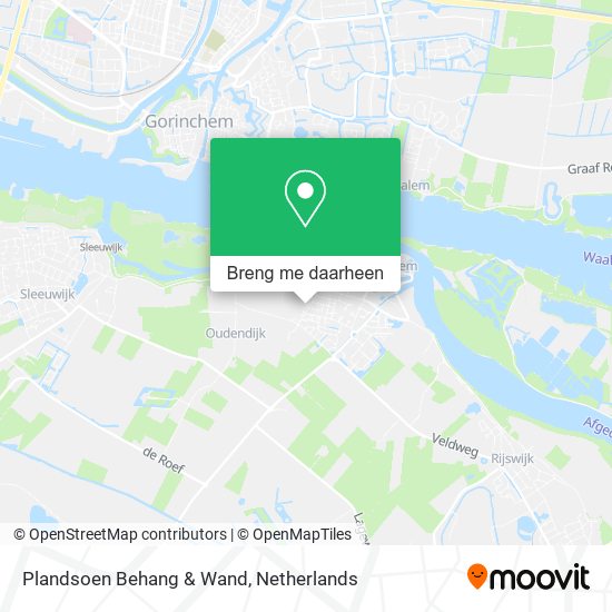 Plandsoen Behang & Wand kaart