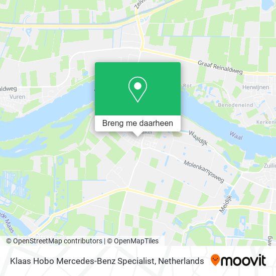 Klaas Hobo Mercedes-Benz Specialist kaart