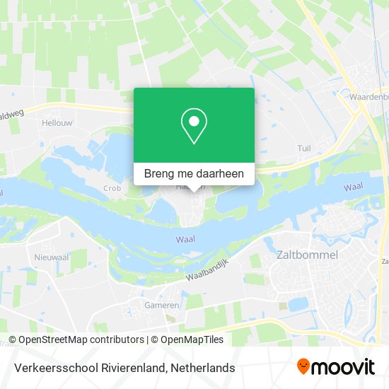 Verkeersschool Rivierenland kaart