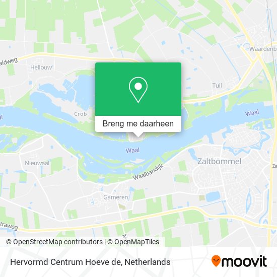 Hervormd Centrum Hoeve de kaart