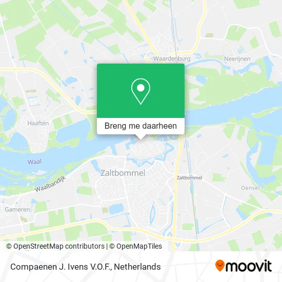 Compaenen J. Ivens V.O.F. kaart
