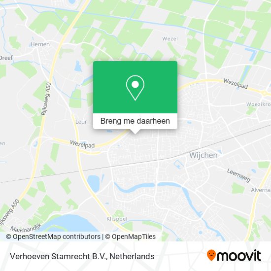 Verhoeven Stamrecht B.V. kaart